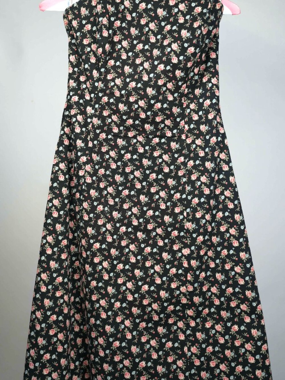 Strapless Floral Shoshanna Dress with Stretch and Boning in Bodice - Size 6